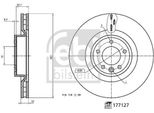 2X Disco Freno Febi Bilstein 177127 Anteriore Per Land Rover Range Rover Iv (L405)