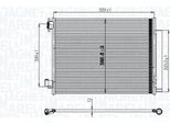 Magneti Marelli 350203823000 Condensatore Climatizzatore Condensatore Climatizzatore Per Renault Master Iii Furgone (Fv) + Essiccatore