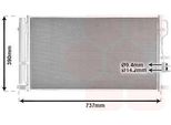 Van Wezel 83015711 - Condensatore Aria Condizionata Oe 97606D7500 Con Essiccatore Per Tucson (Tl), Sportage (Ql, Qle)
