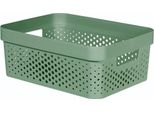 Curver Infinity Dots Cestino Portaoggetti 11L Verde