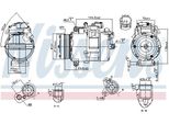 Compressore Aria Condizionata Nissens 890012