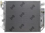 Abakus 027-016-0008 - Condensatore Aria Condizionata Oe JRB500250 Con Essiccatore Per Range Rover Sport (L320), Discovery Iv (L319)