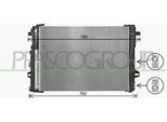 Prasco ME424C001 - Oe 2465000054 Condensatore Aria Condizionata Con Essiccatore Per Cla (X117), Cla (C117), Classe A (W176), Classe B (W246), Classe Gla (X156)