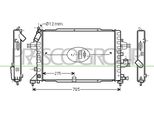 Prasco OP410R006 - Oe 1300271 Radiatore, Raffreddamento Motore Per Astra H, Astra (A04)