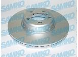 2X Samko Disco Freno B2087VBR Per Bmw 1 Hatchback (F20) 3 Touring (F31) 73 2Mm