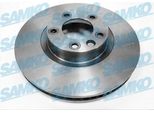 Samko Disco Freno Anteriore Sinistro Per Vw Touareg (7P5, 7P6) 360 Mm V2017V