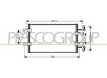 Prasco DS952C002 - Condensatore Aria Condizionata Oe 4417651 Per Primastar (X83), Vivaro (J7), Vivaro (F7), Vivaro A (E7), Trafic Ii (Jl), Trafic Ii (Fl), Trafic Ii (El)