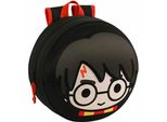 Zaino Scuola 3D Harry Potter Nero (31 X 31 X 10 Cm)