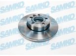 2X Disco Freno Samko V2381P Per Vw Lt 28-46 Ii Furgone (2DA 2DD 2DH) 55Mm