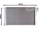 Van Wezel 82015598 - Oe 97606F2090 Condensatore Aria Condizionata Con Essiccatore Per I30 (Pd)