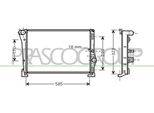 Prasco LA002R004 - Radiatore Oe 46834067, Raffreddamento Del Motore Per Idea