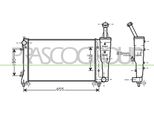 Prasco FT350R005 - Radiatore Oe 46834075, Raffreddamento Motore Per Idea