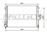 Prasco DA220R006 - Oe 214100598R Radiatore, Raffreddamento Motore Per Duster, Logan, Sandero, Logan I