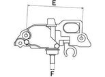 Regolatore - Adatto Per: Asp ARE5061 - Hc-Cargo 236742 - Hc-Cargo RES14407 - Mitsubishi 239735 - Mobiletron VR-H2009-105SE