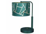 Milagro Ziggy Lampada Da Tavolo A Led MLP7581 Oro / Verde Bottiglia