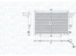 Magneti Marelli 350203754000 - Oe 1756414 Condensatore Aria Condizionata Con Essiccatore Per Fiesta Vi, B-Max