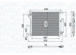 Magneti Marelli 350203799000 - Oe 92100 1FE0B Condensatore Aria Condizionata Con Essiccatore Per Juke (F15)