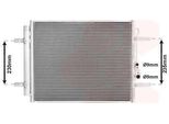 Van Wezel 82015720 Condensatore Climatizzatore Condensatore Climatizzatore Per Hyundai Ioniq (Ae) +Essiccatore
