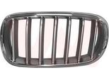 Van Wezel 0690515 Griglia Radiatore Griglia Anteriore Per Bmw X5 (F15, F85) Sinistra Titanio Cromato