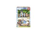 Educa - Bluey Puzzle - Set Di 2 Puzzle In Legno Per Bambini Con 16 Pezzi Ciascuno. Da 3 Anni (19406) Educa