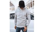 Felpa Con Cappuccio Da Uomo Nate Grigio Chiaro Xxl