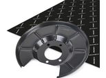 Ridex 1330S0244 - Oe 1379972 Piastra Di Ancoraggio, Asse Posteriore Destro Per Focus Ii, Galaxy (WA6), Kuga I, Mondeo Iv, S-Max (WA6)