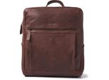 dR Amsterdam Rucksack | Lederrucksack | Lederrucksack für Laptop | Tampa - 933661 Black