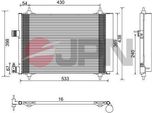 Jpn 60C9122 - Oe 1610161080 Condensatore Del Climatizzatore Con Essiccatore Per C5 Ii (Rc), C5 Ii (Re), C5 Iii (Rd), C5 Iii (Rw), C5 (Re), 407, 407 Sw (6D, 6E)