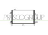 Prasco RN322C003 - Condensatore Aria Condizionata Oe 8200245598 Per Thalia Ii (Lu), Thalia I (Lb), Clio Ii