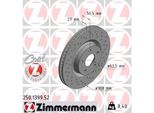 2X Disco Freno Zimmermann 250.1399.52 Per Ford Focus Mk4 Turnier (Hp) 50Mm