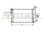 Prasco CI420R022 - Oe 133045 Radiatore, Raffreddamento Motore Per Xsara, Zx (N2), 306