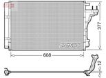 Denso DCN43004 Condensatore Aria Condizionata Condensatore Aria Condizionata Per Kia Soul Ii (Ps) +Asciugatore