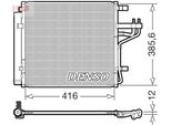 Denso DCN43012 Condensatore Aria Condizionata Condensatore Aria Condizionata Per Kia Picanto (Ja)