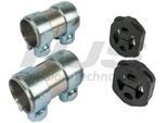Hjs 82 11 9228 Kit Di Montaggio Impianto Di Scarico Per Vw Golf V Hatchback (1K1) Golf Vi (5K1) Golf Plus (5M1, 521)