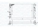 Magneti Marelli 350213190300 - Oe 1300159 Radiatore, Raffreddamento Motore Per Vectra B (J96)