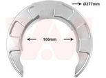 Van Wezel Parafango Disco Freno Per Hyundai Getz (Tb) Posteriore Sinistro Posteriore Destro Posteriore 8251373 Piastra Di Ancoraggio