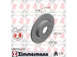 Zimmermann 400.5543.52 - Disco Freno Per Classe A (W177), Classe B (W247), Cla (C118), Cla (X117), Gla (H247), Glb (X247)