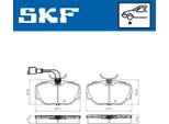 Set Pastiglie Freno Anteriori Skf Per Bmw 3 Cabrio (E30) Vkbp 80480 E