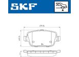 Set Pastiglie Freno Posteriori Skf Per Land Rover Freelander 2 Suv (L359) Vkbp 90498