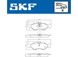 Set Pastiglie Freno Skf Posteriori Per Furgoni Vw Lt 28-46 Ii (2DA, 2DD, 2DH) Vkbp 90485