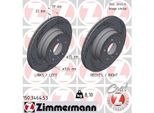 2X Disco Freno Zimmermann 150.3464.53 Per Bmw 1 Coupé (E82) 1 Cabrio (E88) 77Mm
