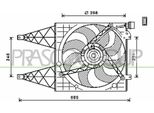 Prasco SK322F002 - Ventola Radiatore Oe 6Q0959455AE Per Cordoba (6L), Ibiza (6L), Ibiza (6J, 6P), Fabia I (6Y), Fabia Ii (54), Rapid (Nh), Roomster (5J), Fox (5Z), Polo (9N), Polo (6C, 6R)