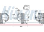 Nissens 832109 - Pompa Acqua Oe 1K0965561F Per A1 (8X), A3 (8P), Alhambra (710, 711), Altea (5P), Ibiza (6J, 6P), Leon (1P1), Toledo Iii (5P2), Toledo Iv (KG3), Fabia Ii (54), Rapid (Nh), Superb Ii (3T), Yeti (5L), Golf Plus (5M), Golf V (1K), Golf Vi, Jetta Iii (1K2), Jetta Iv, Passat (3C), Passat (365, 362), Passat Cc (357), Polo (6C, 6R), Scirocco, Sharan (7N), Tiguan (5N), Touran (1T), Maggiol
