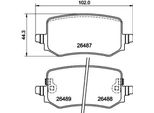 Set Di Pastiglie Freno Posteriori Hella Per Hyundai Tucson (NX4, NX4E) 8DB 355 042-851
