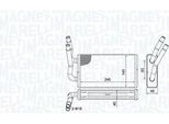 Magneti Marelli 350218450000 - Oe 1406321 Scambiatore Di Calore, Riscaldatore Per Transit, Transit Tourneo