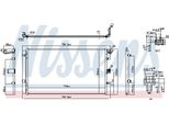 Nissens 940902 Condensatore Climatizzatore Per Ford Fiesta Mk7 Hatchback + Essiccatore