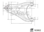 Swag 33 10 9218 Braccio Di Controllo Anteriore Sinistro Per Renault Captur (J5, H5)