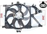Era 352128 - Ventola Radiatore Oe 13 14 442 Per Combo, Combo Tour, Corsa C (X01)