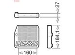 Denso DRR09076 - Scambiatore Di Calore Oe 77363898, Riscaldatore Per Mito (955), Punto, Qubo, Fiorino, Corsa D (S07), Meriva (X03)