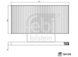 Febi Bilstein 184189 Filtro Abitacolo Filtro Antipolline Adatto Per MERCEDES-BENZ Citaro (O 530)